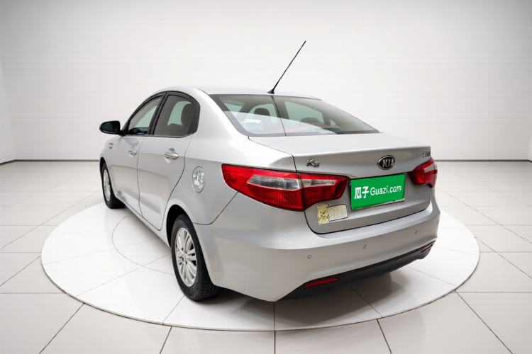 Used Kia K2 2012 Sedan 1.4L Automatic GLS Commemorative Edition Rear Left 45 Deg