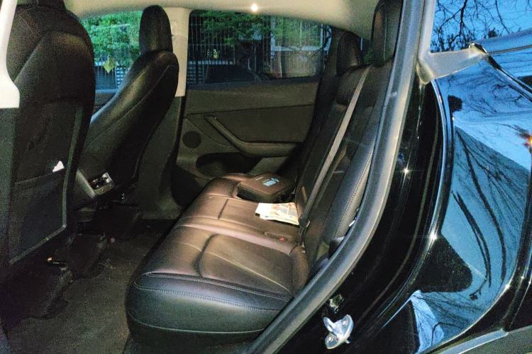 Used Tesla Model Y 2022 Long-Range All-Wheel-Drive Version Left Rear Seat