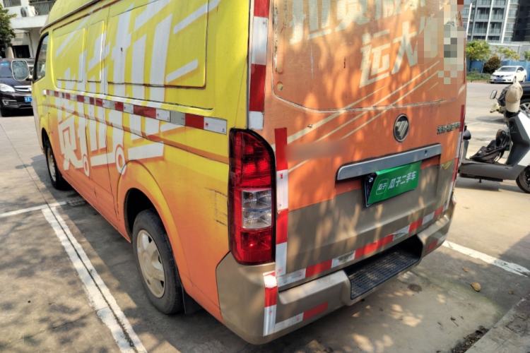 Used Foton Scenic G7 2020 2.4L Commercial Version Long Wheelbase High-Roof 2-Seat Van China VI Emission Standard 4K22D4M Rear Left 45 Deg