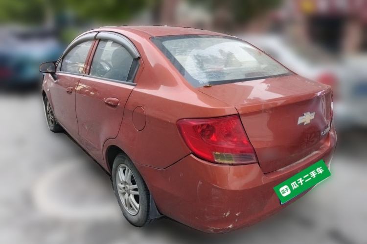 Used Chevrolet Sail 2013 Sedan 1.4L AMT Enjoy Edition Rear Left 45 Deg