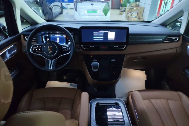 Used Hongqi HQ9 PHEV 2024 2.0T Four-Wheel Drive Business Edition Center Console