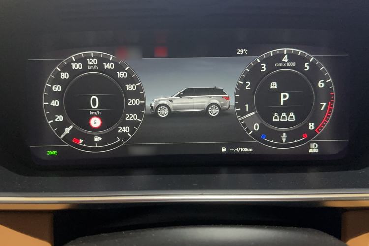 Used Land Rover Range Sport 2022 3.0 L6 YAO Black Edition Interior 4