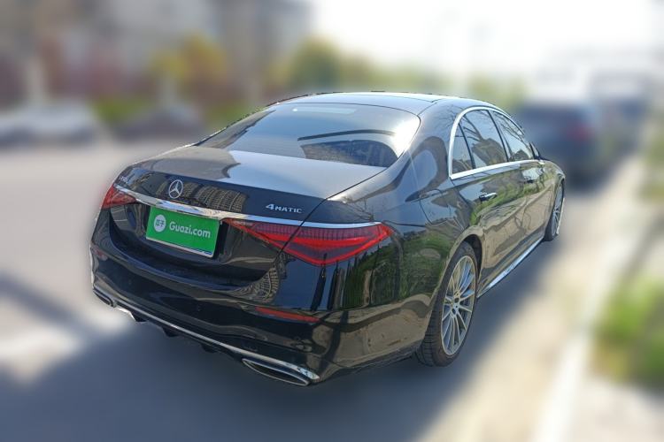 Used Mercedes-Benz S-Class 2021 S 450 L 4MATIC Rear Right 45 Deg