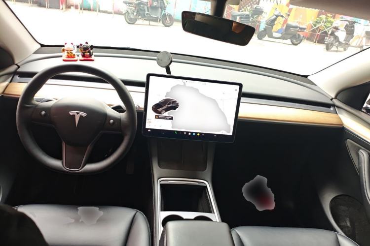 Used Tesla Model Y 2021 Standard Range Rear-Wheel Drive Version Center Console