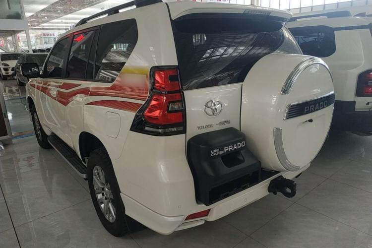 Used Toyota Prado 2019 3.5L Automatic TX-L Deluxe Edition with Rear-Mounted Spare Tire Rear Left 45 Deg