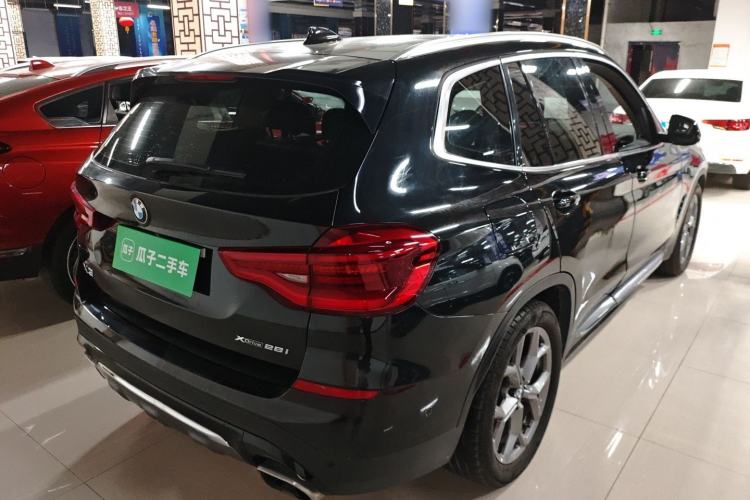 Used BMW X3 2021 xDrive28i Luxury Package Rear Right 45 Deg
