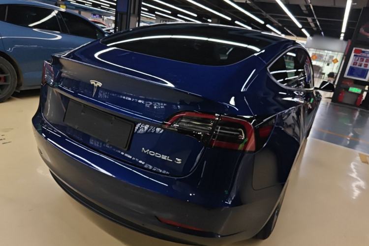 Used Tesla Model 3 2021 Standard Range Rear-Wheel Drive Upgraded Version 3D6 Rear Right 45 Deg