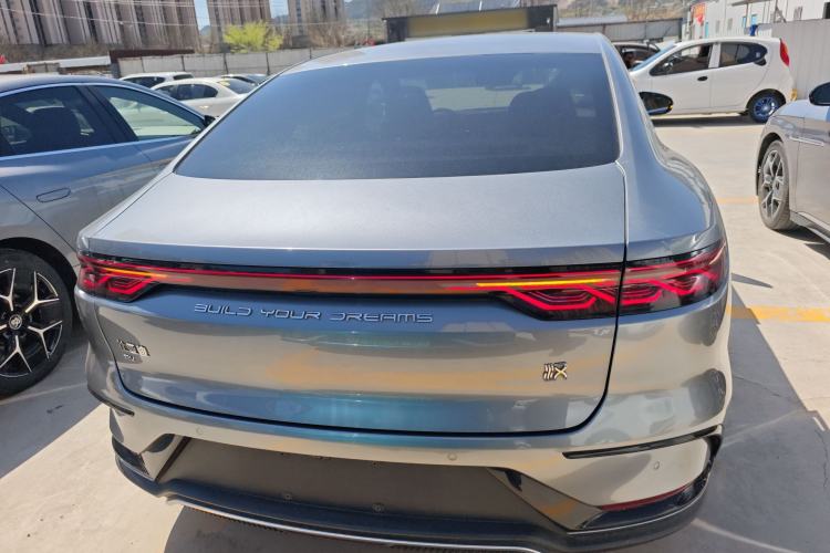 Used BYD Han 2022 EV Genesis Edition 715KM Front-Wheel-Drive Prestige Model Rear