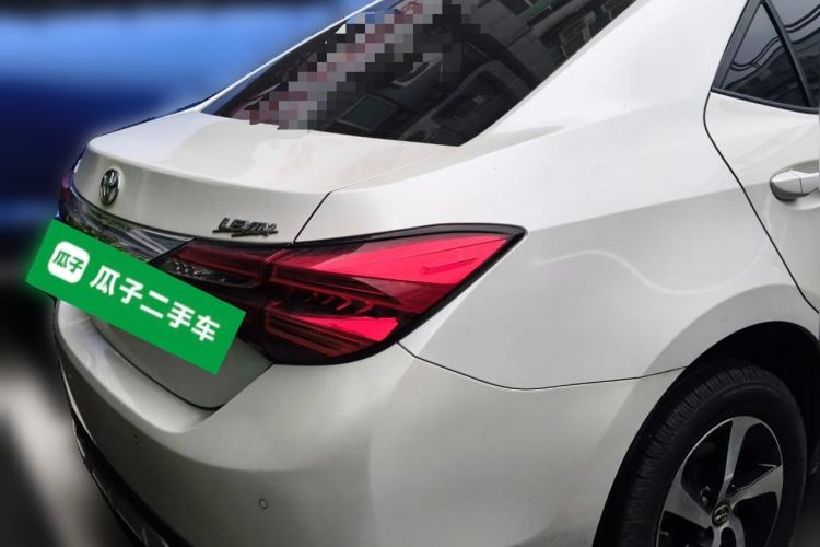 Used Toyota Levin 2017 Revised 185T CVT Elite Edition China V Standard Rear Right 45 Deg