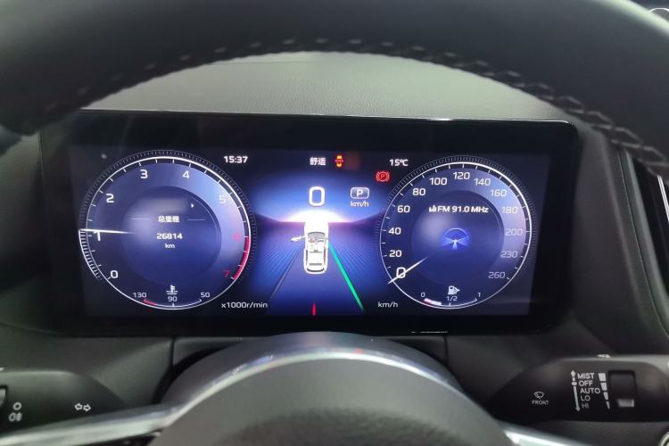 Used Hongqi HS3 2023 1.5T Two-Wheel Drive Shanwei Edition Instrument Cluster