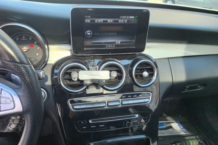 Used Mercedes-Benz C-Class 2017 Restyled C 200 Sport Edition Audio And AC Panel