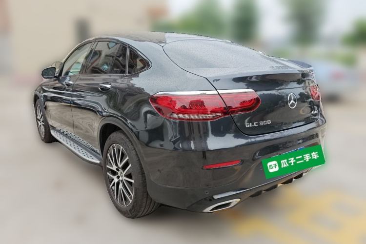 Used Mercedes-Benz GLC Coupe 2021 GLC 300 4MATIC Coupe SUV Rear Left 45 Deg