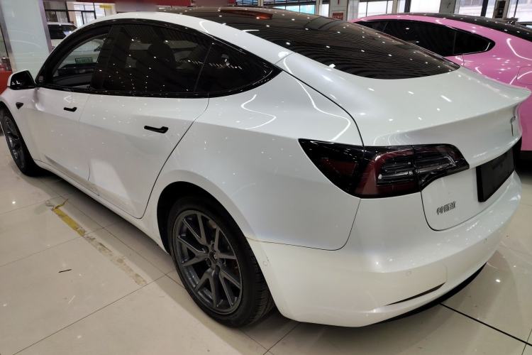 Used Tesla Model 3 2019 Standard Range Rear-Drive Upgraded Version Rear Left 45 Deg