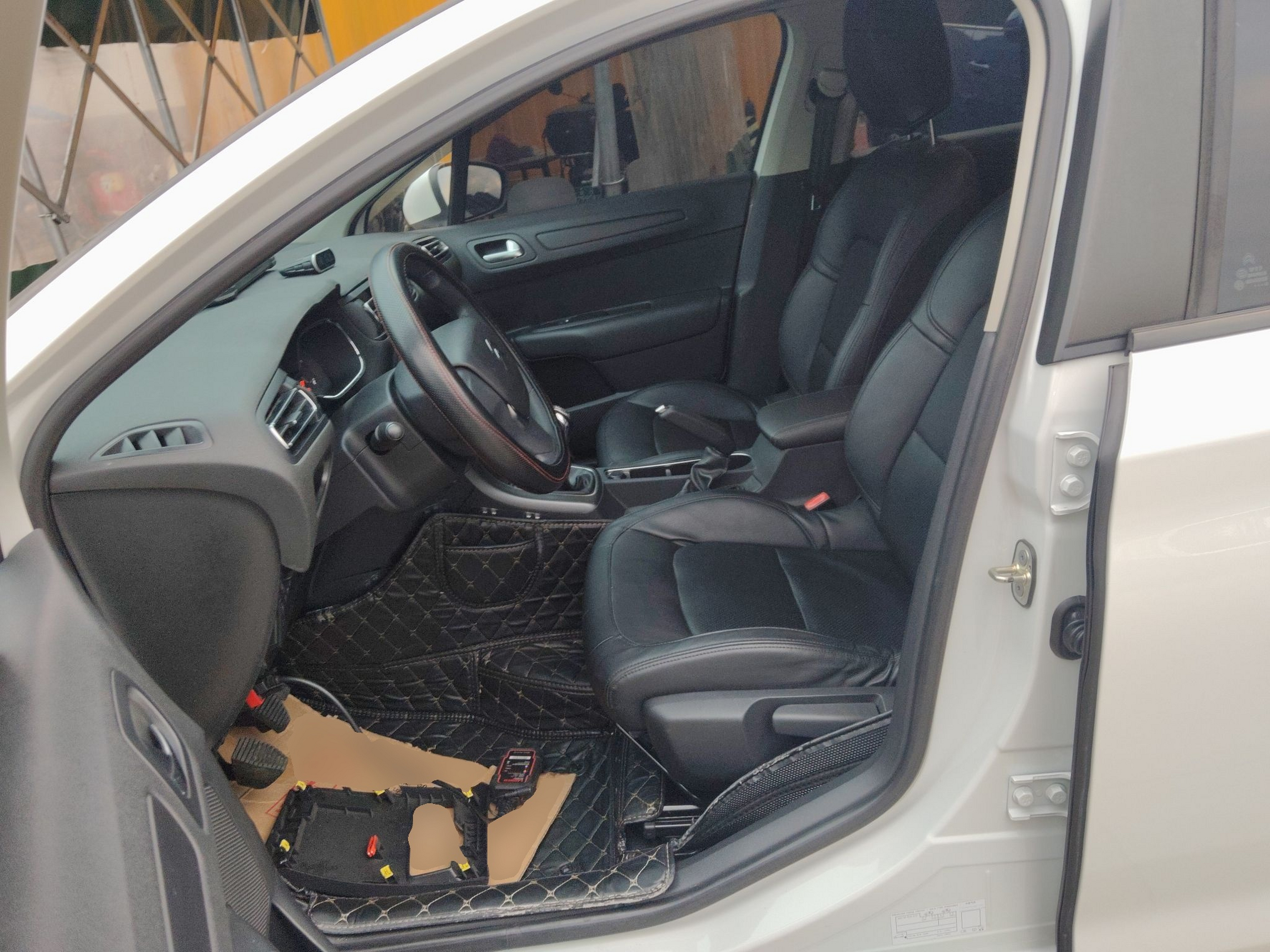 Avant de la voiture