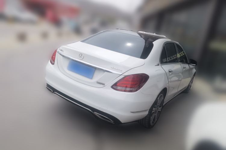 Used Mercedes-Benz C-Class 2016 C 200 L 4MATIC Rear Right 45 Deg