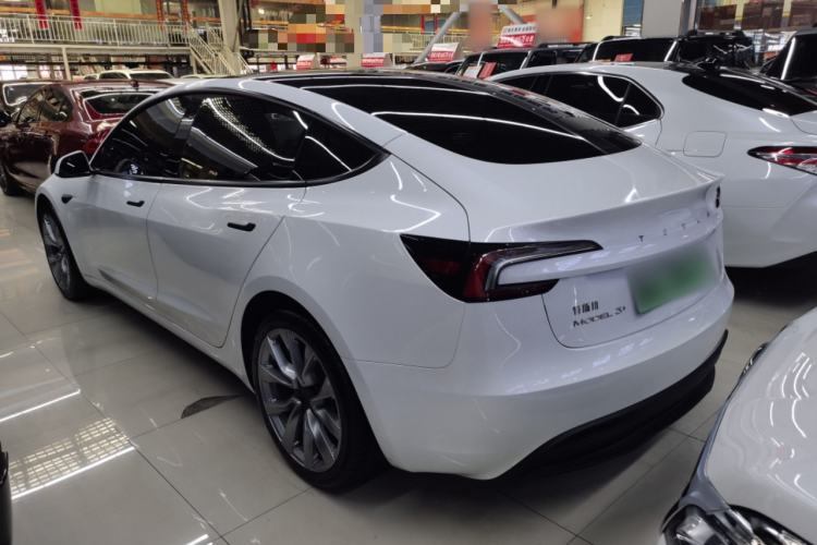 Used Tesla Model 3 2023 Long-Range All-Wheel-Drive Version Rear Left 45 Deg