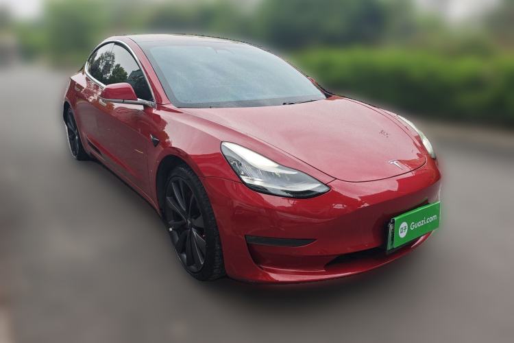 Used Tesla Model 3 2019 Performance High-Performance All-Wheel-Drive Version Front Right 45 Deg