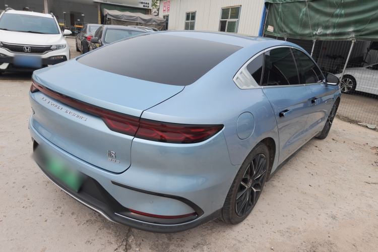 Used BYD Han 2023 EV Champion Edition 610KM All-Wheel-Drive Flagship Model Rear Right 45 Deg