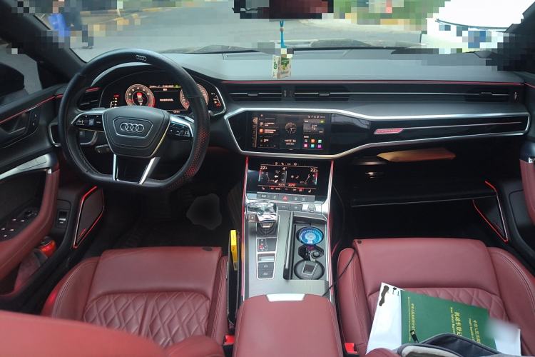 Used Audi A7L 2024 45 TFSI quattro Black Warrior Edition Center Console