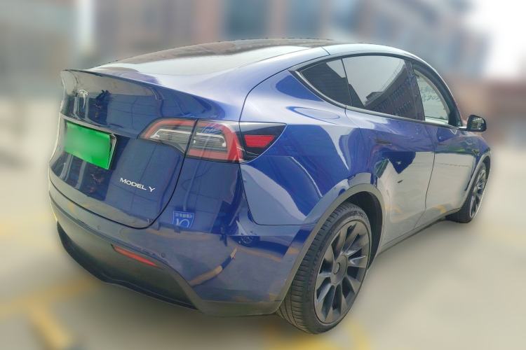 Used Tesla Model Y 2021 Long-Range All-Wheel-Drive Version Rear Right 45 Deg