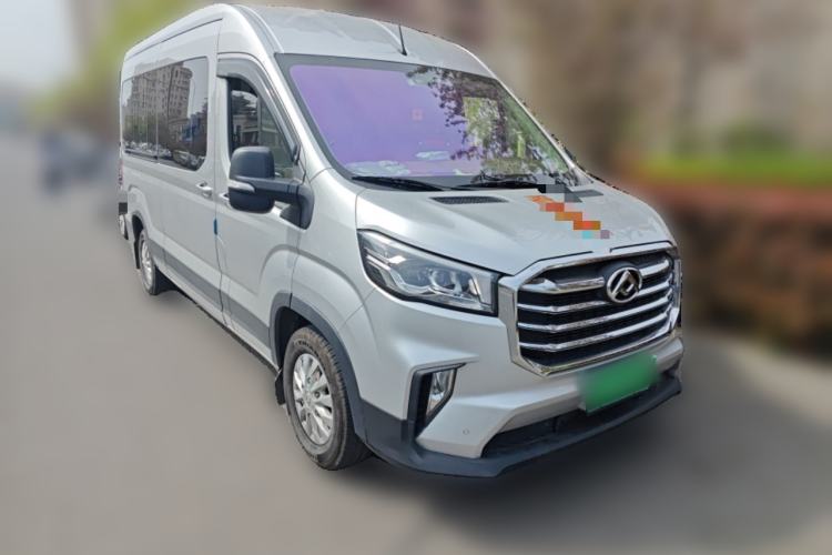 Used SAIC MAXUS Xintu V90 2021 2.0T Manual Zhiyun King Rear-Drive Single-Tire Extended-Wheelbase High-Roof 7-Seater Front Right 45 Deg