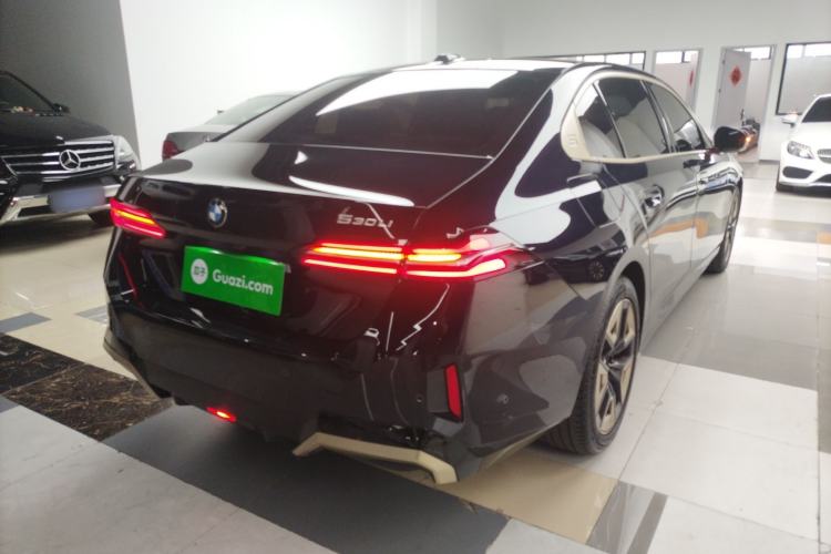 Used BMW 5 Series 2024 530Li Leading Model M Sport Package Rear Right 45 Deg