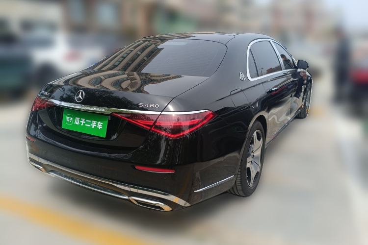 Used Mercedes-Benz Maybach S-Class 2021 S 480 4MATIC Rear Right 45 Deg