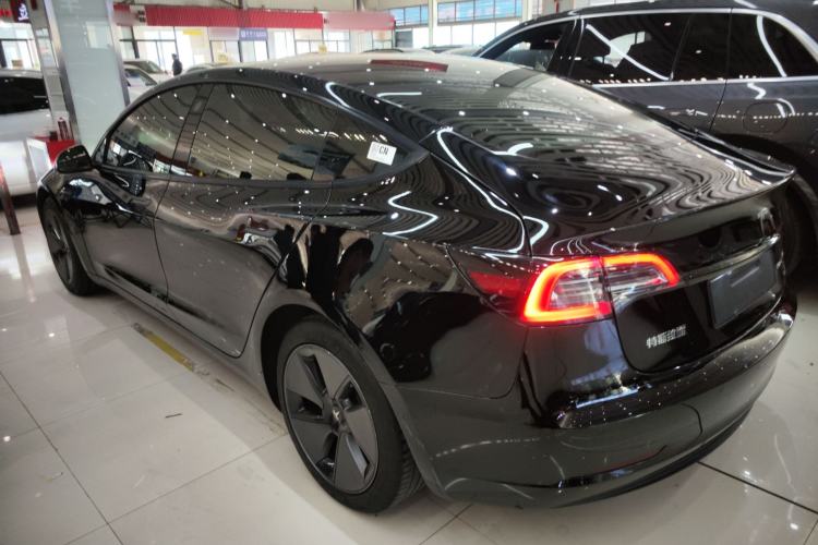 Used Tesla Model 3 2022 Rear-Wheel-Drive Version Rear Left 45 Deg