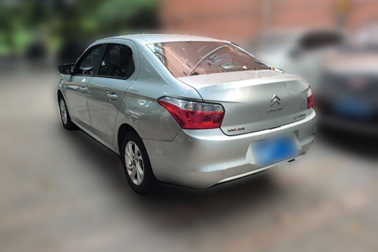 Used Citroen Elysee 2015 Zhishang Edition 1.6L Manual Fashion Model Rear Left 45 Deg