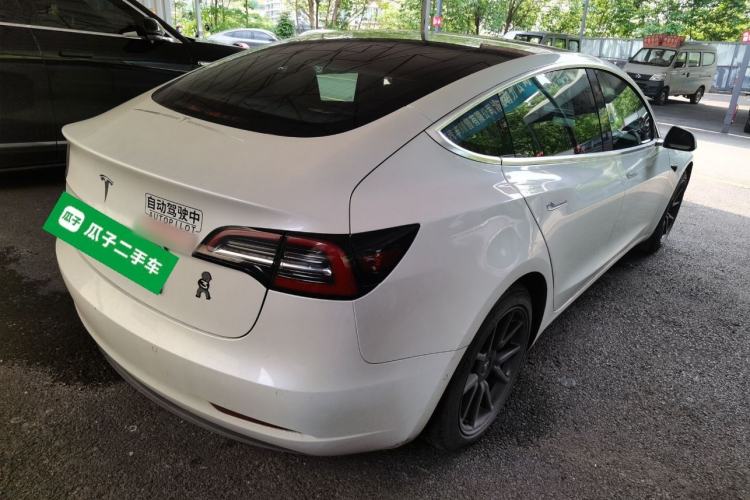 Used Tesla Model 3 2019 Standard Range Rear-Wheel Drive Upgraded Version (60 kWh) Rear Right 45 Deg