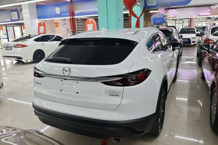 Used Mazda CX-4 2020 2.0L Automatic Two-Wheel Drive Blue Sky Dynamic Edition Rear Right 45 Deg