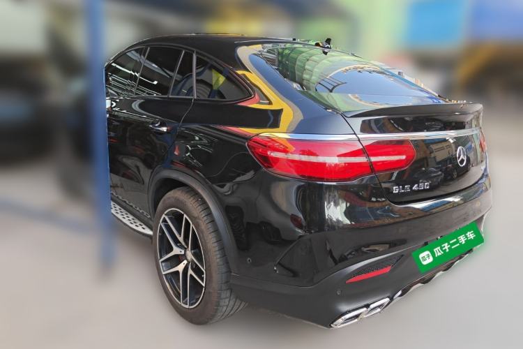 Used Mercedes-Benz GLE Coupe 2015 GLE 450 AMG 4MATIC Coupe SUV Rear Left 45 Deg