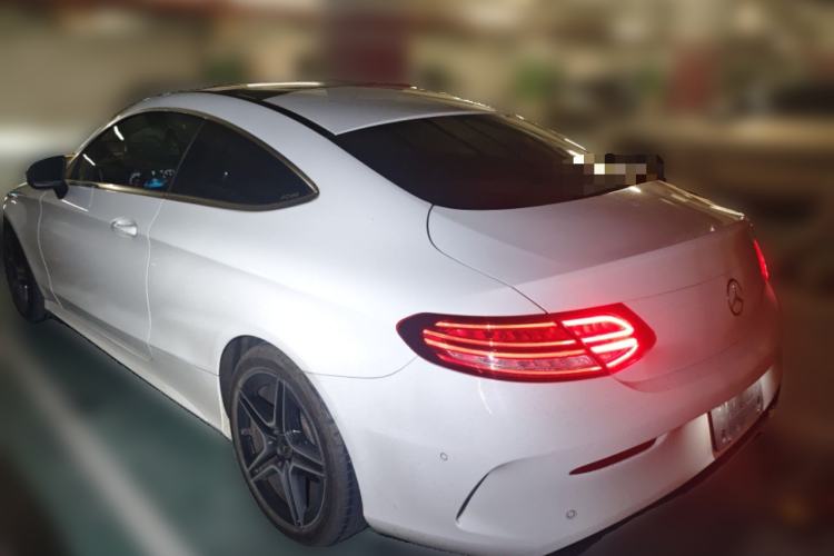 Used Mercedes-Benz C-Class 2019 C 260 Coupe Rear Left 45 Deg