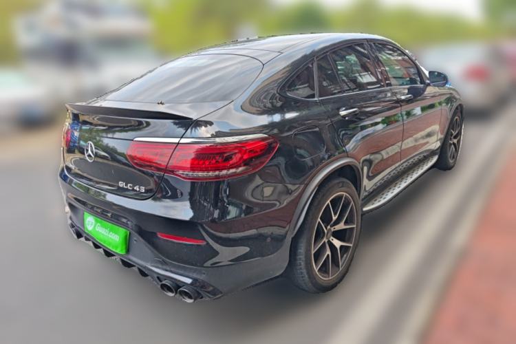 Used Mercedes-Benz GLC Coupe AMG 2020 AMG GLC 43 4MATIC Coupe SUV Rear Right 45 Deg
