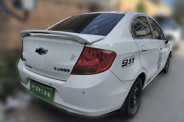 Used Chevrolet Sail 2013 Sedan 1.4L AMT Enjoy Edition Rear Right 45 Deg