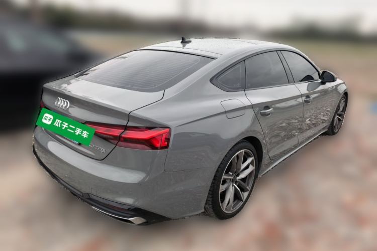 Used Audi A5 2021 Sportback 40 TFSI Fashionable and Dynamic Model Rear Right 45 Deg