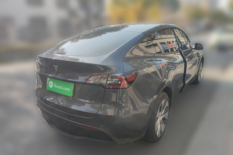 Used Tesla Model Y 2022 Long-Range All-Wheel-Drive Version Rear Right 45 Deg