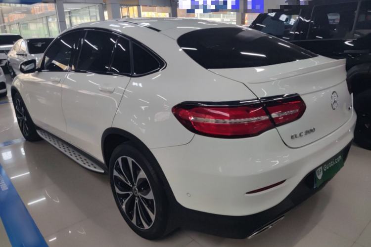 Used Mercedes-Benz GLC Coupe 2017 GLC 260 4MATIC Coupe SUV Rear Left 45 Deg