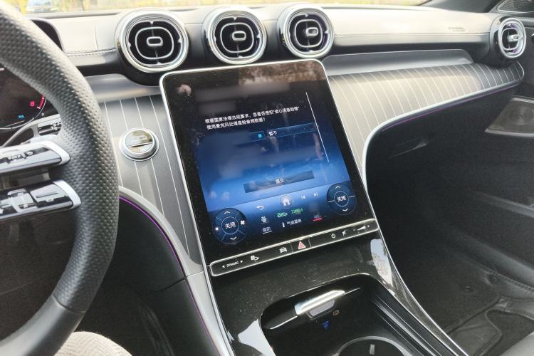 Used Mercedes-Benz C-Class 2023 C 260 L Bright Night Sports Edition Audio And AC Panel