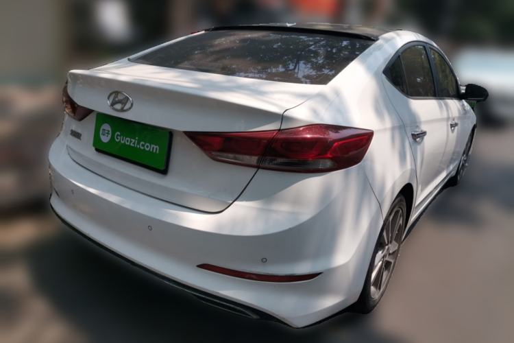Used Hyundai Elantra (6th Generation / Lingdong) 2016 1.6L Automatic ZhiXuan · Luxury Version Rear Right 45 Deg