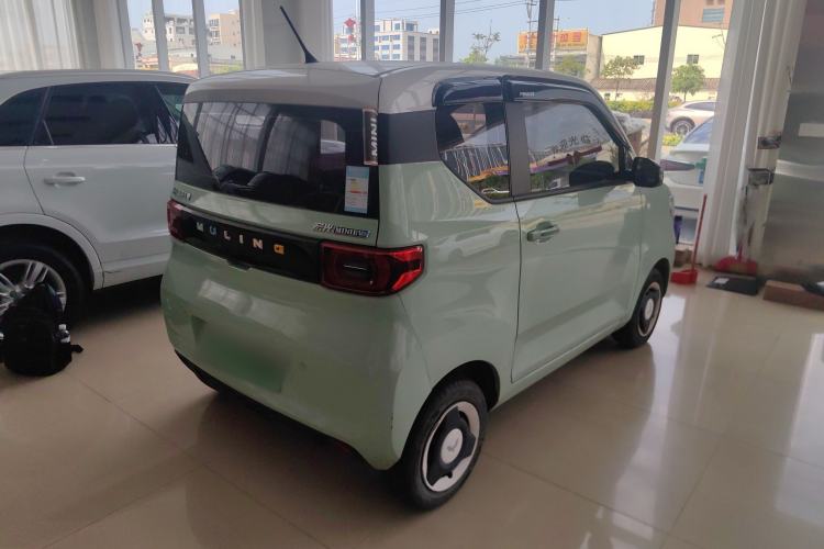 Used Wuling Hongguang MINIEV 2020 Enjoyment Model Lithium Iron Phosphate Rear Right 45 Deg