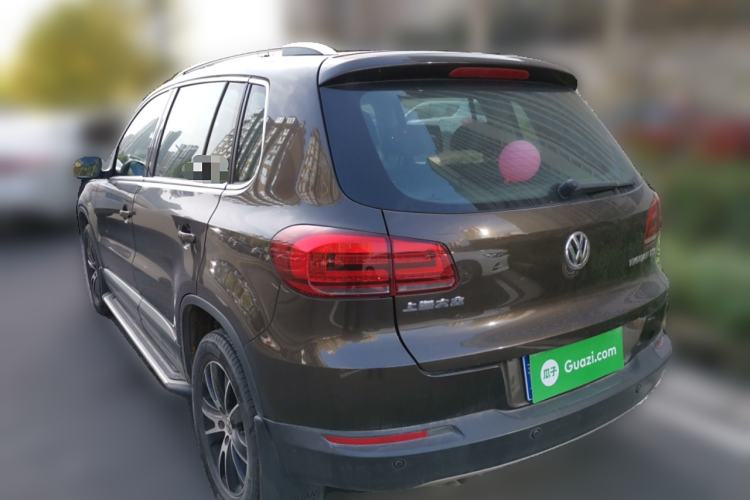 Used Volkswagen Tiguan 2015 1.8TSI Automatic Two-Wheel Drive Luxury Model Rear Left 45 Deg