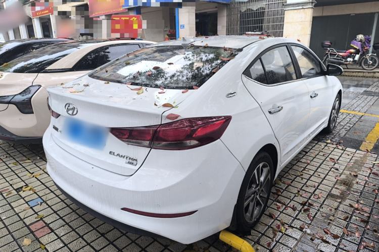 Used Hyundai Elantra (6th Generation / Lingdong) 2018 1.6L Automatic 15th Anniversary Special Edition Rear Right 45 Deg