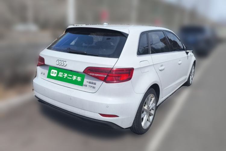 Used Audi A3 2018 30th Anniversary Edition Sportback 35 TFSI Ambition Model Rear Right 45 Deg