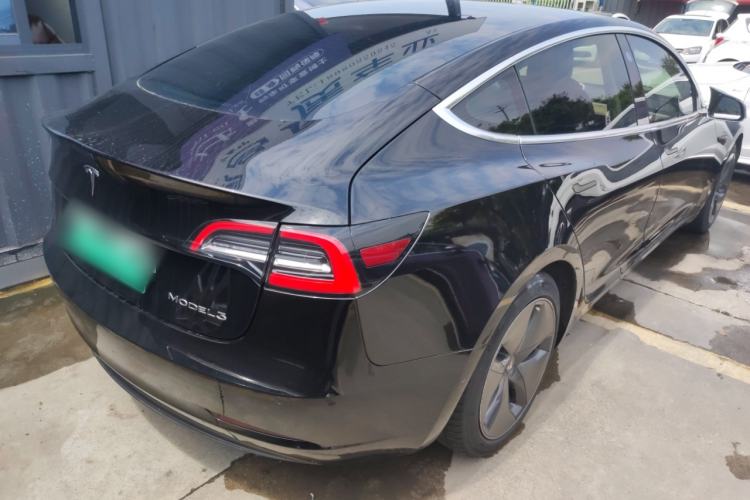 Used Tesla Model 3 2020 Standard Range Rear-Wheel Drive Upgraded Version Rear Right 45 Deg