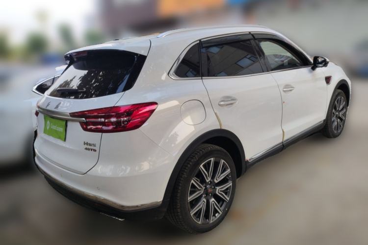 Used Hongqi HS5 2022 Facelifted Version 2.0T Smart Connect Flagship All-Wheel-Drive Edition Rear Right 45 Deg
