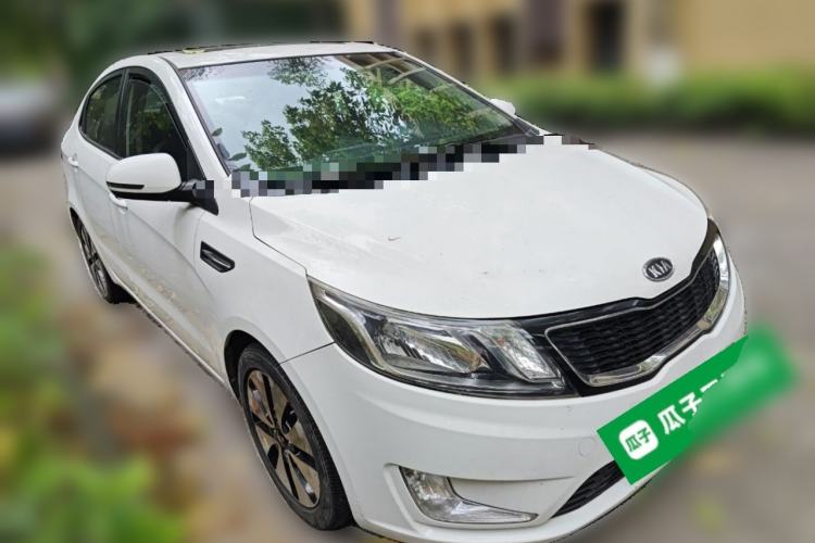 Used Kia K2 2011 Sedan 1.6L Automatic Transmission Premium Front Right 45 Deg