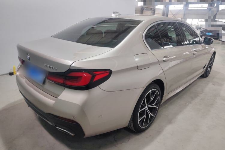 Used BMW 5 Series 2021 530Li Luxury Edition M Sport Package Rear Right 45 Deg