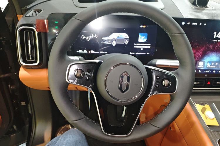 Used Hima AITO M9 2025 Extended-Range Ultra Version 52 kWh 6-Seater Steering Wheel