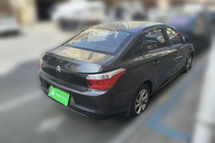 Used Citroen Elysee 2015 Zhishang Edition 1.6L Manual Fashion Model Rear Right 45 Deg